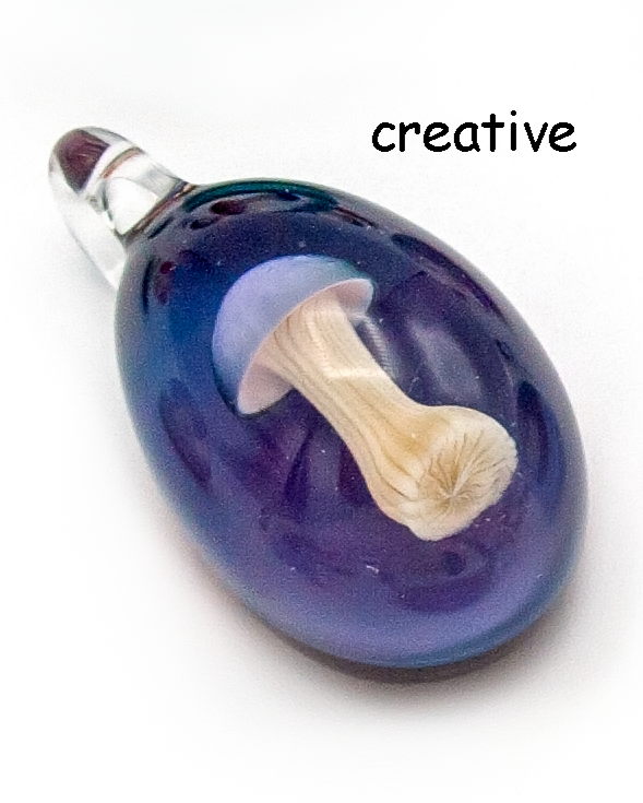 Mushroom Drop Pendant