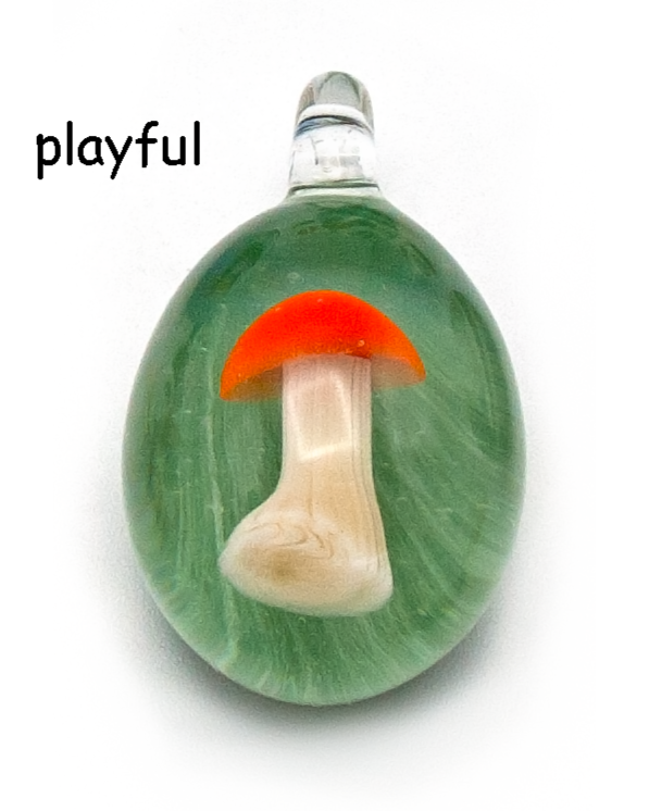 Mushroom Drop Pendant