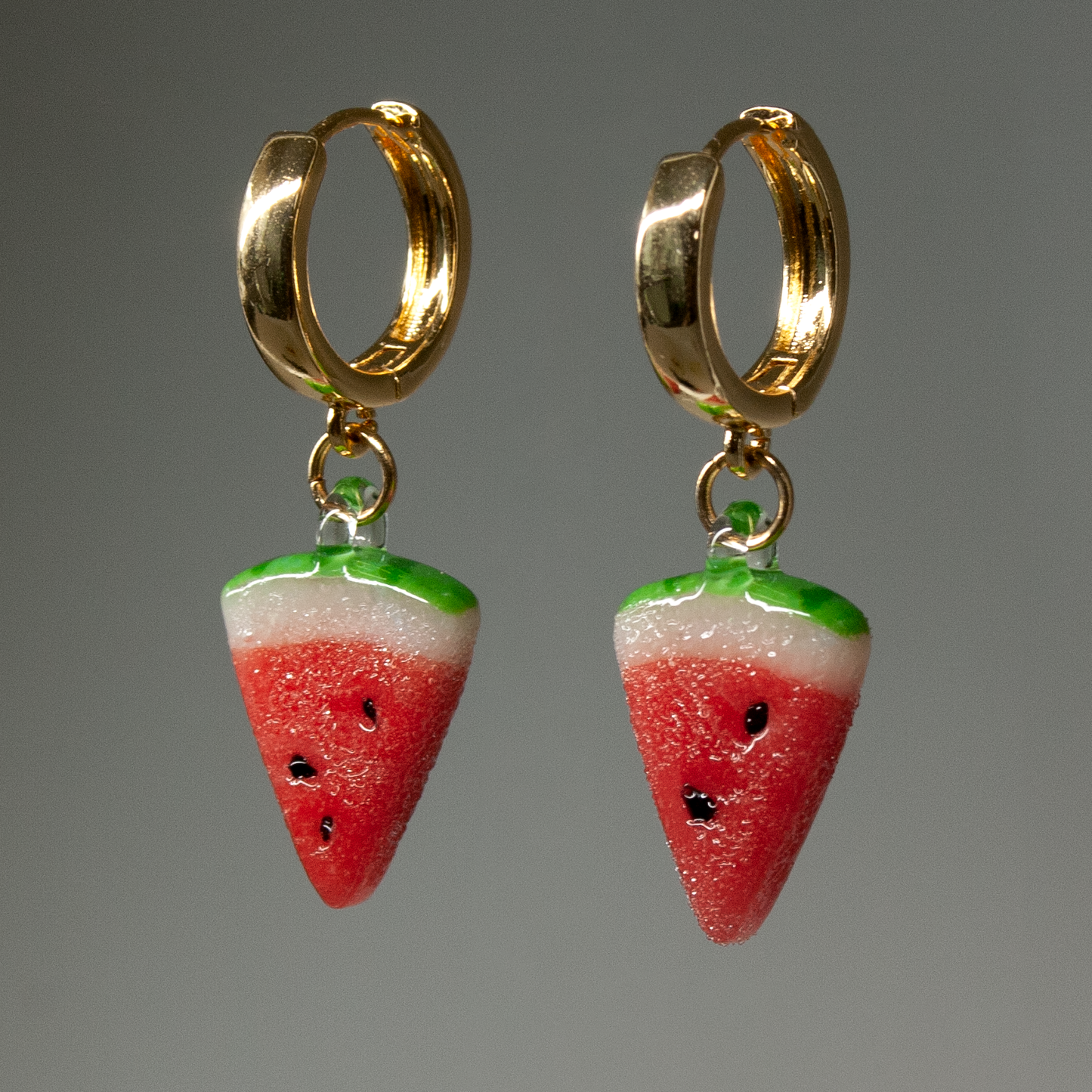 Watermelon Slice Hoops