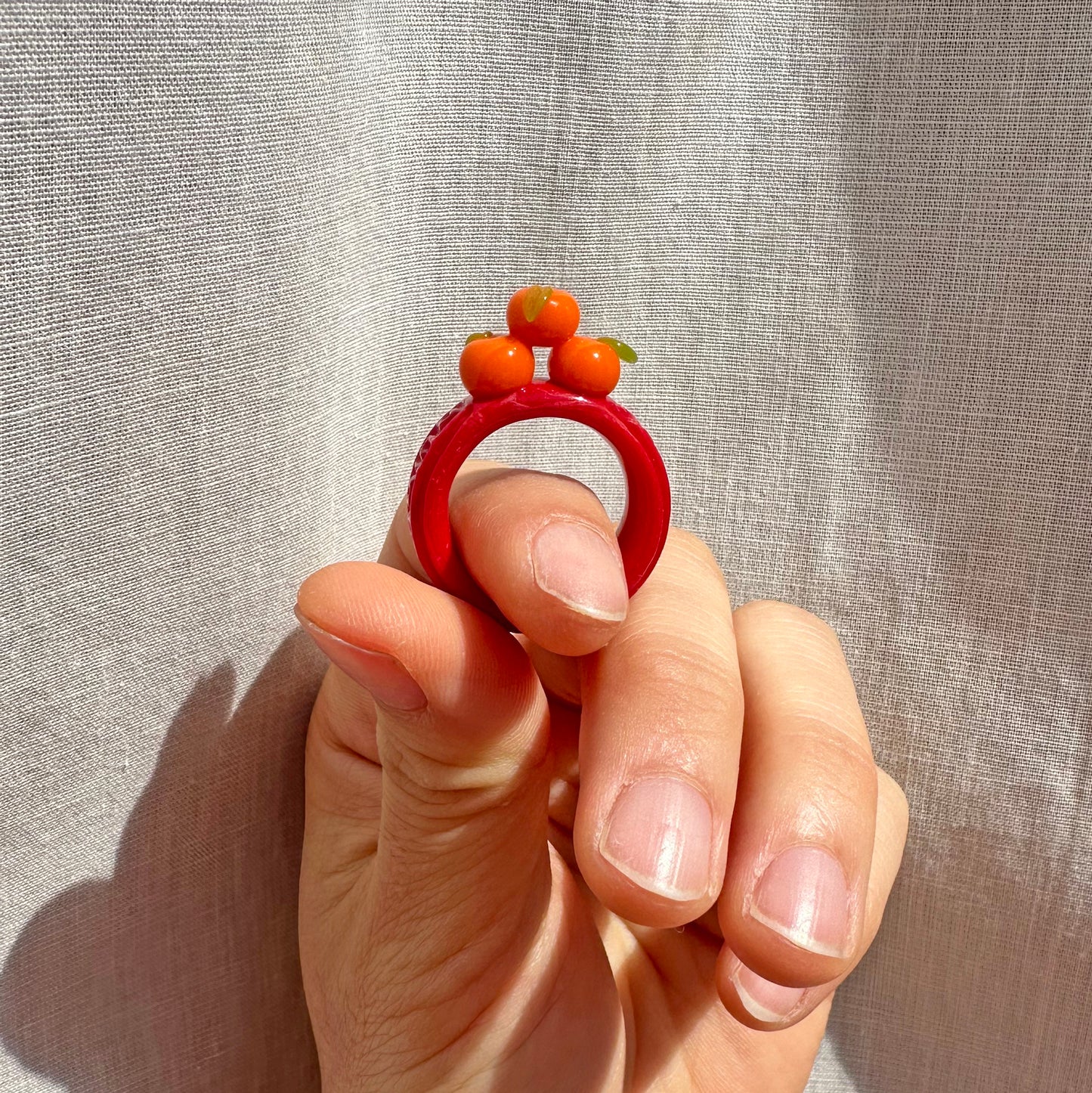 Lucky Stack of Oranges Ring