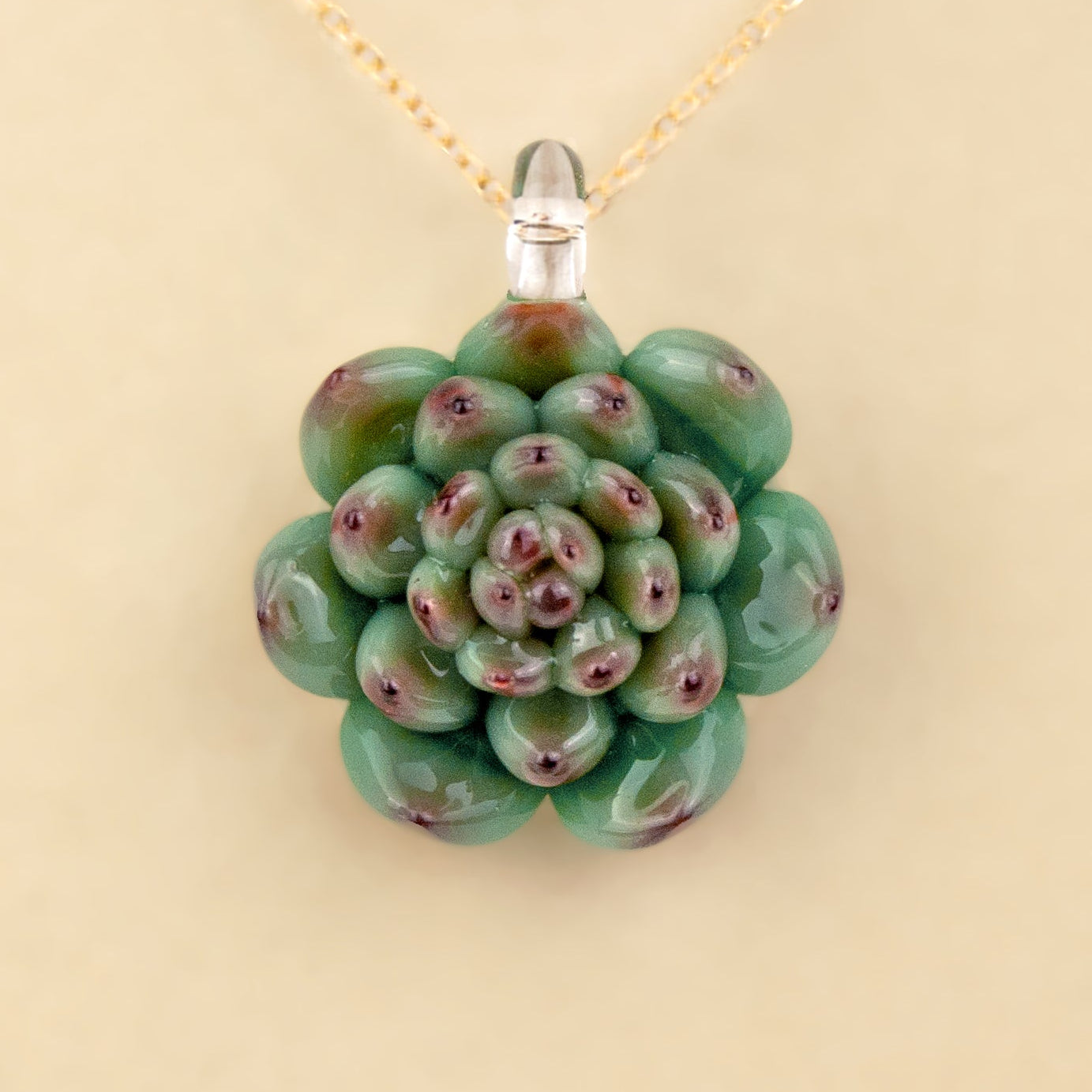 Rosette Succulent Pendant