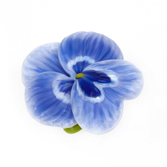 Blue Pansy Ring