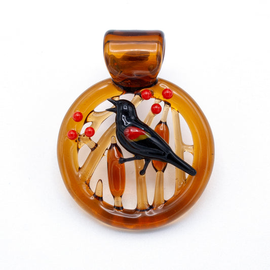 Red-winged Blackbird Pendant