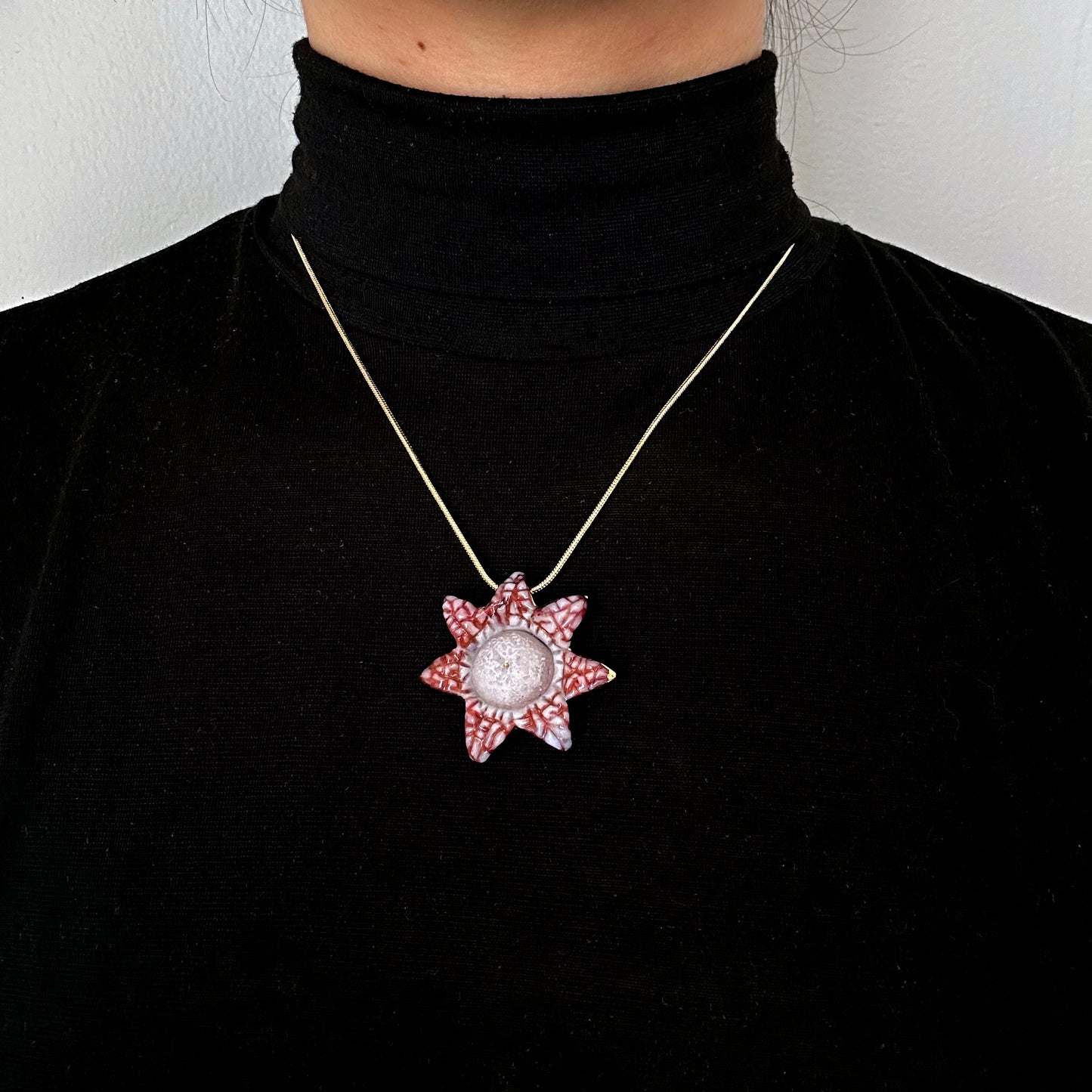 False Earthstar Pendant