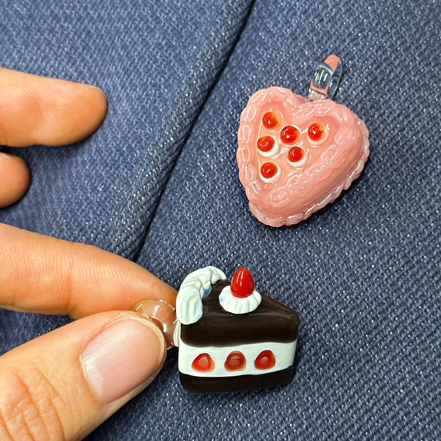 Mini Cake Pendants