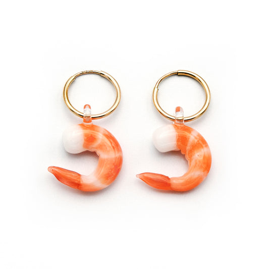 Baby Cocktail Shrimp Earrings